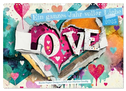 Ein ganzes Jahr voller Liebe (Wandkalender 2025 DIN A3 quer), CALVENDO Monatskalender