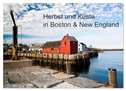 Herbst und Küste in Boston & New England (Wandkalender 2025 DIN A3 quer), CALVENDO Monatskalender