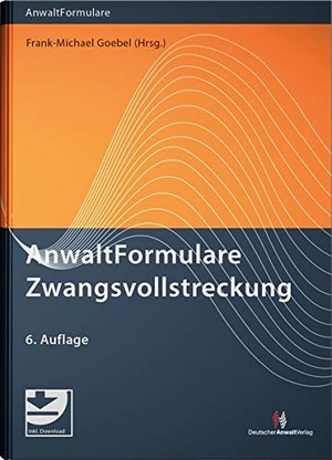 Krumscheid, Herbert / Mock, Peter et al. AnwaltFormulare Zwangsvollstreckung. Deutscher Anwaltverlag Gm, 2024.