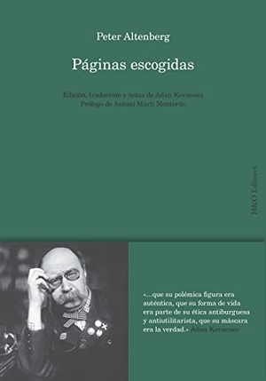 Kovacsics Meszaros, Adán / Antoni Martí Monterde. Páginas escogidas. Hurtado y Ortega Editores H&O, 2022.
