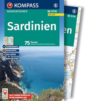 Stummvoll, Gerhard / Astrid Sturm. KOMPASS Wanderführer Sardinien, 75 Touren mit Extra-Tourenkarte - mit Touren und GPS-Daten in der KOMPASS-App. Kompass Karten GmbH, 2026.