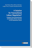 A Solution for Transnational Labour Regulation?