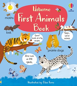 Cartwright, Mary / Matthew Oldham. First Animals Book. Usborne Publishing Ltd, 2023.