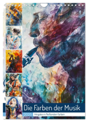 Die Farben der Musik (Wandkalender 2025 DIN A4 hoch), CALVENDO Monatskalender