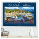 Port de Sóller - Mallorca (hochwertiger Premium Wandkalender 2024 DIN A2 quer), Kunstdruck in Hochglanz