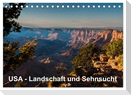 USA ¿ Landschaft und Sehnsucht (Tischkalender 2024 DIN A5 quer), CALVENDO Monatskalender