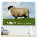 Schafe zählen leicht gemacht! (hochwertiger Premium Wandkalender 2024 DIN A2 quer), Kunstdruck in Hochglanz