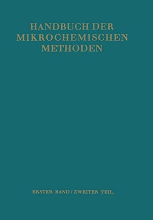 Hecht, Friedrich (Hrsg.). Waagen und Geräte zur Anorganischen Mikro-Gewichtsanalyse. Springer Berlin Heidelberg, 1959.