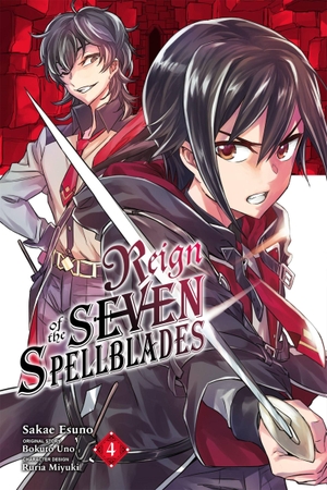 Cunningham, Andrew / Uno, Bokuto et al. Reign of the Seven Spellblades, Vol. 4 (manga). Little, Brown & Company, 2022.