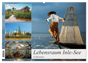 Lebensraum Inle-See in Myanmar (Wandkalender 2024 DIN A2 quer), CALVENDO Monatskalender