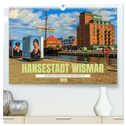 Hansestadt Wismar - Sehnsuchtsort in der Wismarbucht (hochwertiger Premium Wandkalender 2025 DIN A2 quer), Kunstdruck in Hochglanz