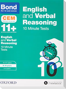 Bond 11+: English & Verbal Reasoning: CEM 10 Minute Tests (now Cambridge Select Insight)
