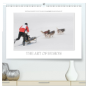 Emotionale Momente: The Art of Huskys. / CH-Version (hochwertiger Premium Wandkalender 2024 DIN A2 quer), Kunstdruck in Hochglanz
