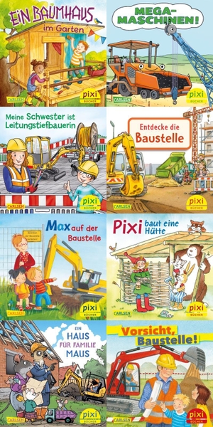 Diverse. Pixi-8er-Set 311: Pixi auf der Baustelle (8x1 Exemplar). Carlsen Verlag GmbH, 2026.