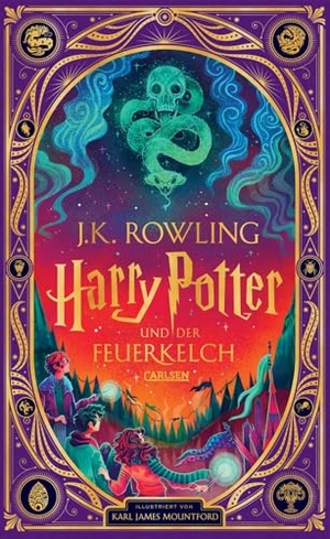 Rowling, J. K.. Harry Potter und der Feuerkelch (Papierkunst-Edition mit 3D-Aufklapp-Elementen 4) - Farbig illustrierte Schmuckausgabe mit Goldprägung und Pop-Up-Elementen. Carlsen Verlag GmbH, 2025.