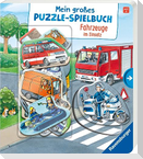 Mein großes Puzzle-Spielbuch: Fahrzeuge im Einsatz
