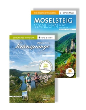 Poller, Ulrike / Wolfgang Todt. Moselsteig & Seitensprünge Geschenk-Set: Die schönsten Strecken- und Rundwege an der Mosel - Mit Faltkarten, GPS und Mobil-Anbindung - 2 Bände, 38 Touren. Idee Media GmbH, 2019.