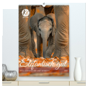 Elefantisch gut (hochwertiger Premium Wandkalender 2025 DIN A2 hoch), Kunstdruck in Hochglanz