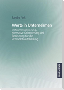 Werte in Unternehmen