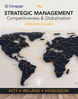 Hitt, Michael / Ireland, R Duane et al. Bundle: Mindtap for Hitt/Ireland/Hoskisson's Strategic Management: Competitiveness and Globalization, 1 Term Printed Access Card + Mindtap for Carey/Pinard/Shaffer/Shellman/Vodnik's the New Perspectives Collection, Microsoft Office 365 & Office 2019, 1 Ter. Cengage Learning, 2019.