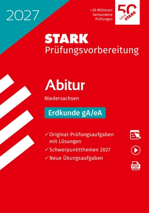 STARK Erdkunde gA/eA - Abitur 2027 Niedersachsen - Prüfungsvorbereitung. Stark Verlag GmbH, 2026.