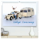 Vintage Caravaning (hochwertiger Premium Wandkalender 2025 DIN A2 quer), Kunstdruck in Hochglanz