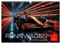 Rennwagen Fantasien (Wandkalender 2024 DIN A3 quer), CALVENDO Monatskalender