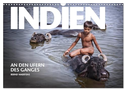 INDIEN An den Ufern des Ganges (Wandkalender 2025 DIN A3 quer), CALVENDO Monatskalender