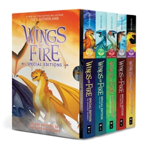 Sutherland, Tui T. Wings of Fire #1-5 Special Edition Box Set. Scholastic Inc., 2025.