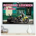 Motorrad Legenden in Kuba (hochwertiger Premium Wandkalender 2025 DIN A2 quer), Kunstdruck in Hochglanz