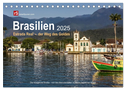Brasilien 2025 Estrada Real - der Weg des Goldes (Tischkalender 2025 DIN A5 quer), CALVENDO Monatskalender