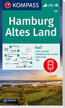 KOMPASS Wanderkarte 726 Hamburg, Altes Land 1:50.000