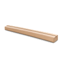 Gerader Holzkartenhalter