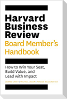 Harvard Business Review Board Member's Handbook
