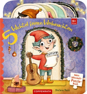 Mein Mitmach-Puzzle-Buch: 5 Wichtel feiern Weihnachten. Coppenrath, 2026.