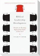 Biblical Leadership Development
