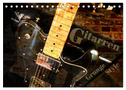 Gitarren - Grunge Style (Tischkalender 2024 DIN A5 quer), CALVENDO Monatskalender
