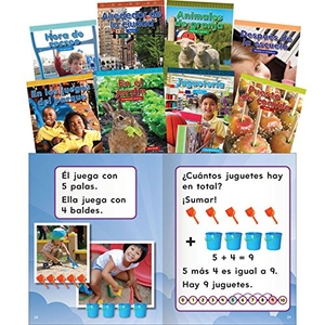 Teacher Created Materials. Mathematics Readers for Kindergarten Set 2 Spanish (Nctm). Teacher Created Materials, 2011.