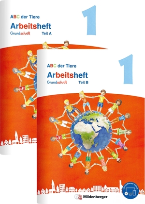Kuhn, Klaus / Hahn, Mareike et al. ABC der Tiere 1 Neubearbeitung - Arbeitsheft Grundschrift, Teil A und B. Mildenberger Verlag GmbH, 2023.