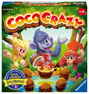 Bücken, Hajo. Ravensburger® 20897 Coco Crazy - Merkspiel für 2 - 8 Spieler von 5 - 99 Jahren. Ravensburger Spieleverlag, 2022.