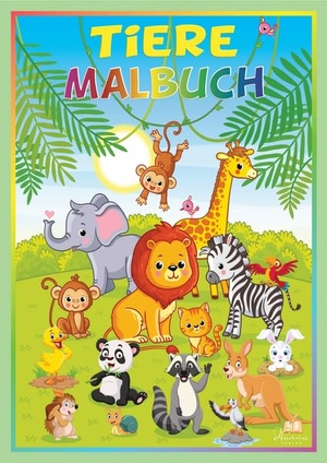 Müller, Josef Mickey. Tiere Malbuch - 50 niedliche Jungtiere zum Ausmalen - Vom süßen Affen bis zum hübschen Zebra - Empfohlen für Kinder von 3-5 Jahren. dhamma Verlag, 2025.