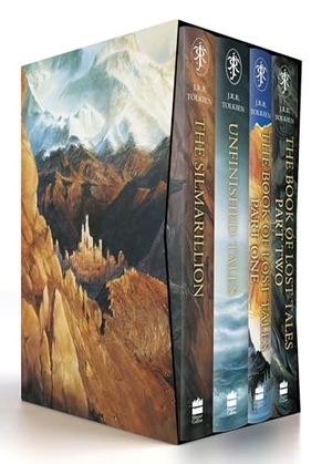 Tolkien, Christopher / J. R. R. Tolkien. The History of Middle-earth (Boxed Set 1) - The Silmarillion, Unfinished Tales, the Book of Lost Tales, Part One & Part Two. HarperCollins Publishers, 2023.