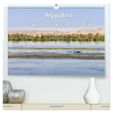 Ägypten Landschaften am Nil (hochwertiger Premium Wandkalender 2025 DIN A2 quer), Kunstdruck in Hochglanz