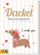 Dackel Geschenkpapier