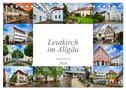 Leutkirch im Allgäu Impressionen (Tischkalender 2024 DIN A5 quer), CALVENDO Monatskalender