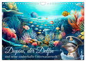 Dupini, der Delfin, und seine zauberhafte Unterwasserwelt (Wandkalender 2024 DIN A4 quer), CALVENDO Monatskalender