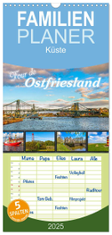 Familienplaner 2025 - Tour de Ostfriesland mit 5 Spalten (Wandkalender, 21 x 45 cm) CALVENDO