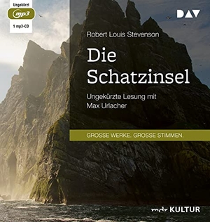 Stevenson, Robert Louis. Die Schatzinsel - Ungekürzte Lesung mit Max Urlacher (1 mp3-CD). Der Audio Verlag GmbH, 2022.