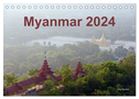 Myanmar 2024 (Tischkalender 2024 DIN A5 quer), CALVENDO Monatskalender