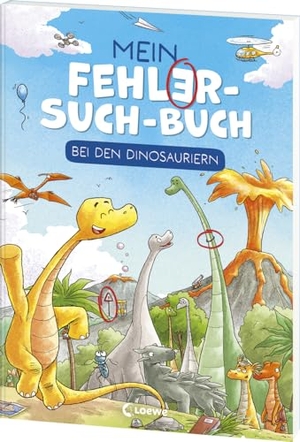 Mein Fehler-Such-Buch - Bei den Dinosauriern - Abwechlungsreiches Rätsel- und Beschäftigungsbuch für Kinder ab 6 Jahren. Loewe Verlag GmbH, 2024.